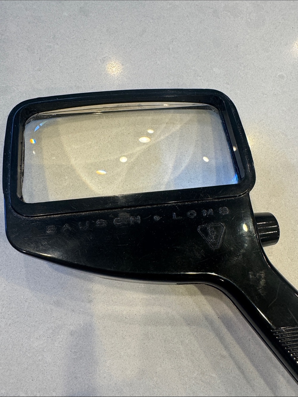 Bausch & Lomb Black vintage , Portable Optical Magnifying Lens works.